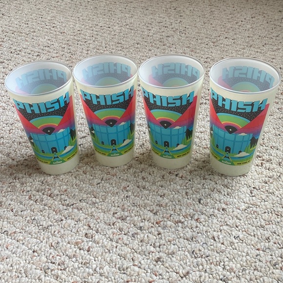 4 Phish MSG NYE Commemorative Cups 2023 2024 yemsg artwork by Ryan miller new - Picture 1 of 11